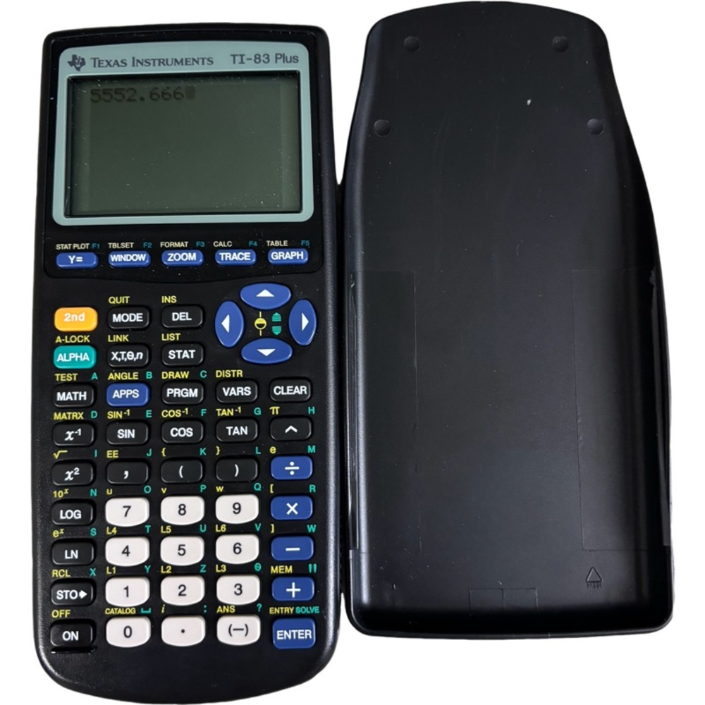 Texas Instruments TI-83 Plus Graphing Calculator W/Cover